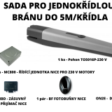 SADA PRO JEDNOKŘÍDLOU BRÁNU DO 5MKŘÍDLA